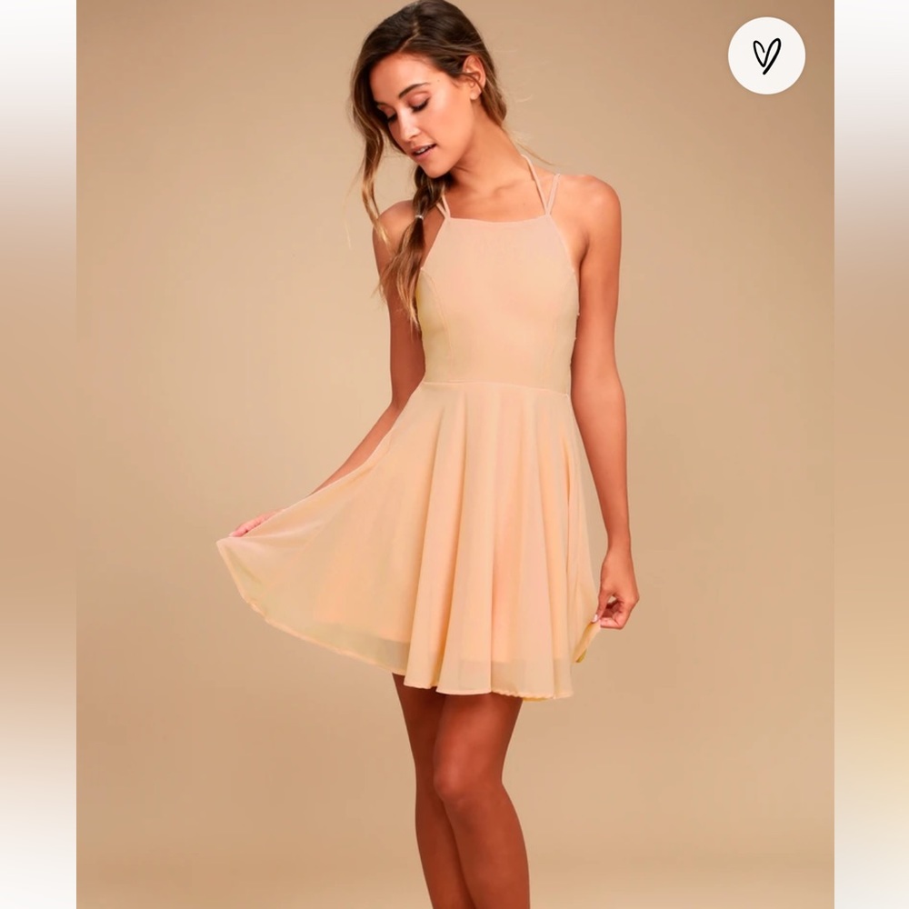 Good Deeds Lulus lace up dress